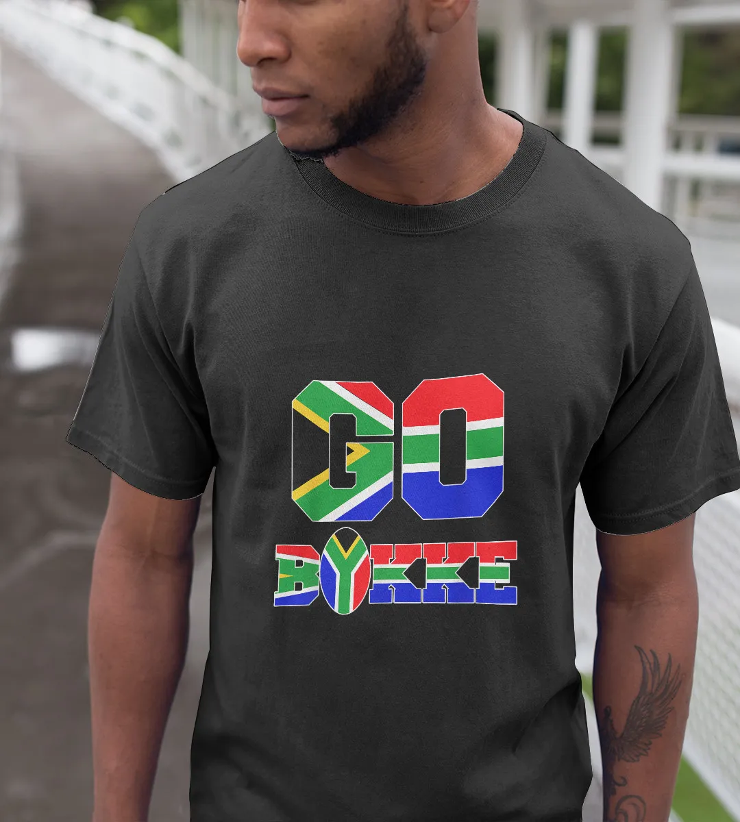 1sttheworld T-Shirt - Go Bokke T-Shirt Black A35