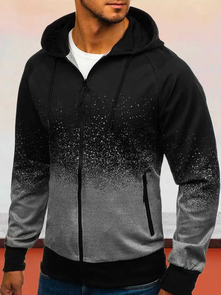 3D digital print hoodie with design coat