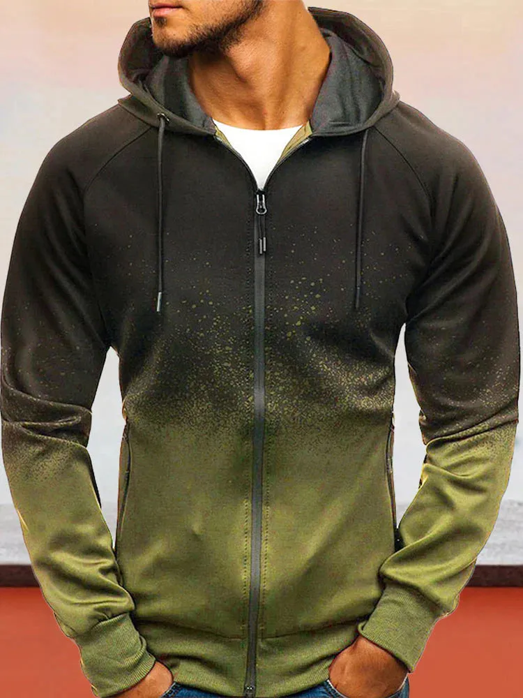 3D digital print hoodie with design coat