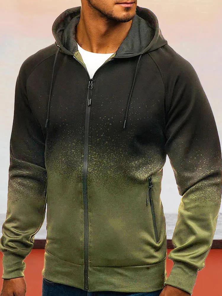 3D digital print hoodie with design coat