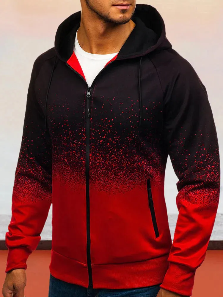 3D digital print hoodie with design coat