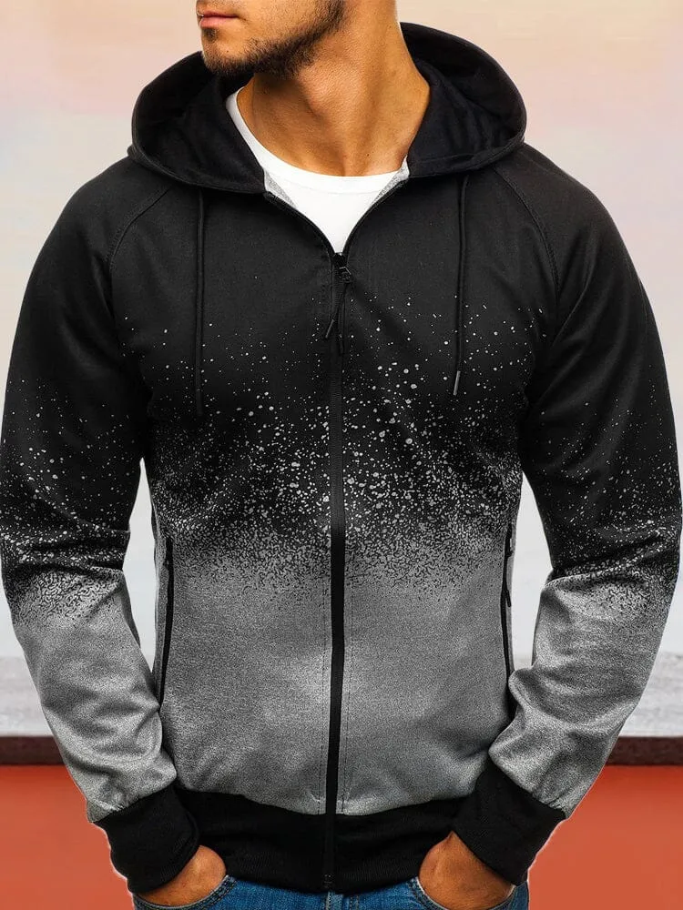 3D digital print hoodie with design coat