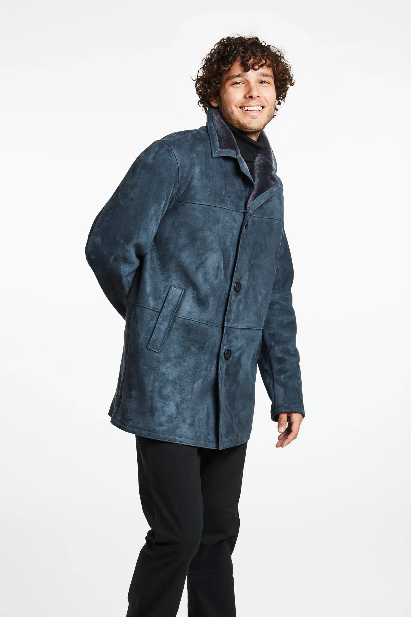 #501 Most Poular Man's Shearling Coat  REDUCED $850