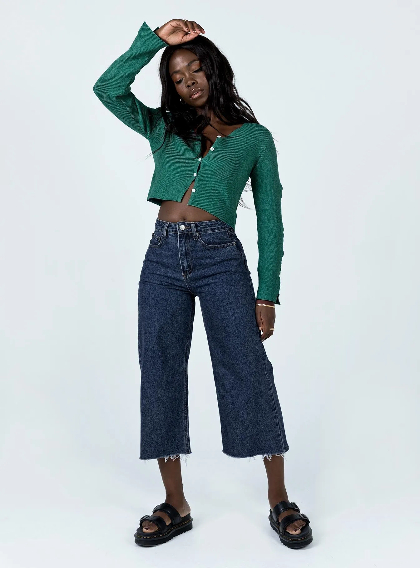 Andalusia Wide Leg Denim Jeans