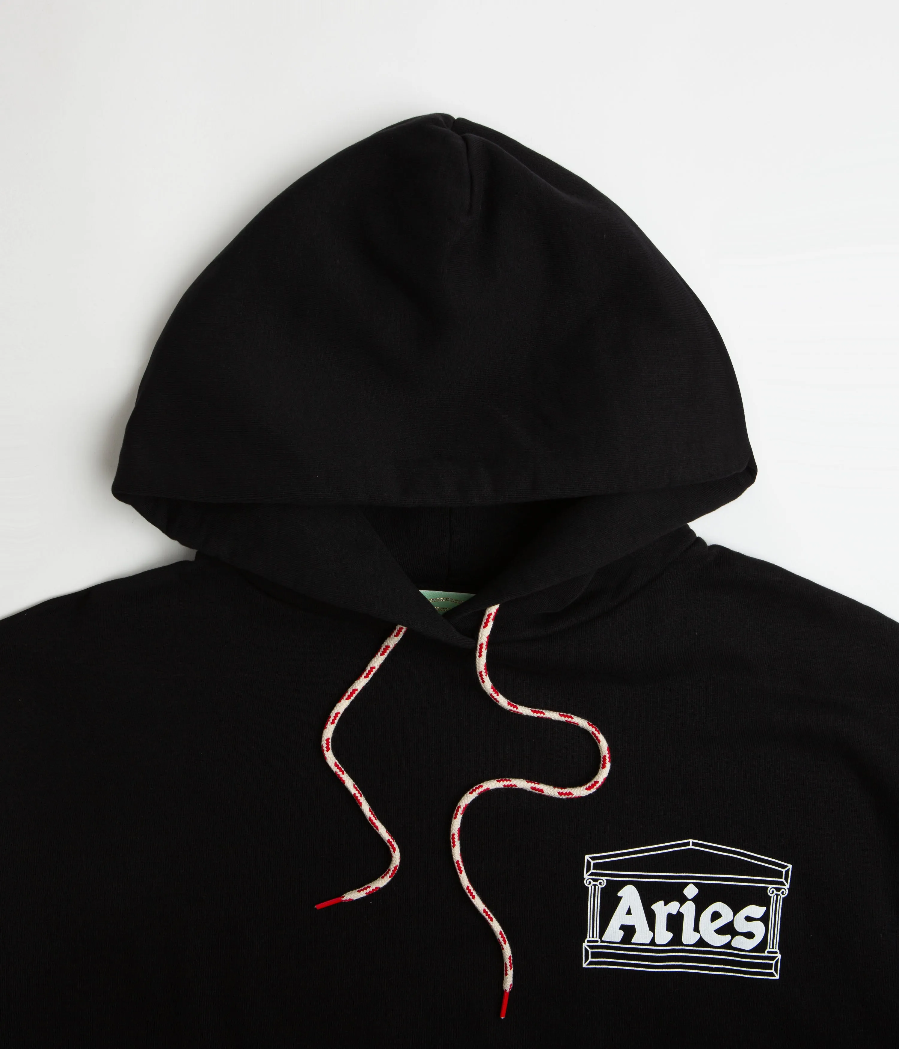 Aries Column Hoodie - Black