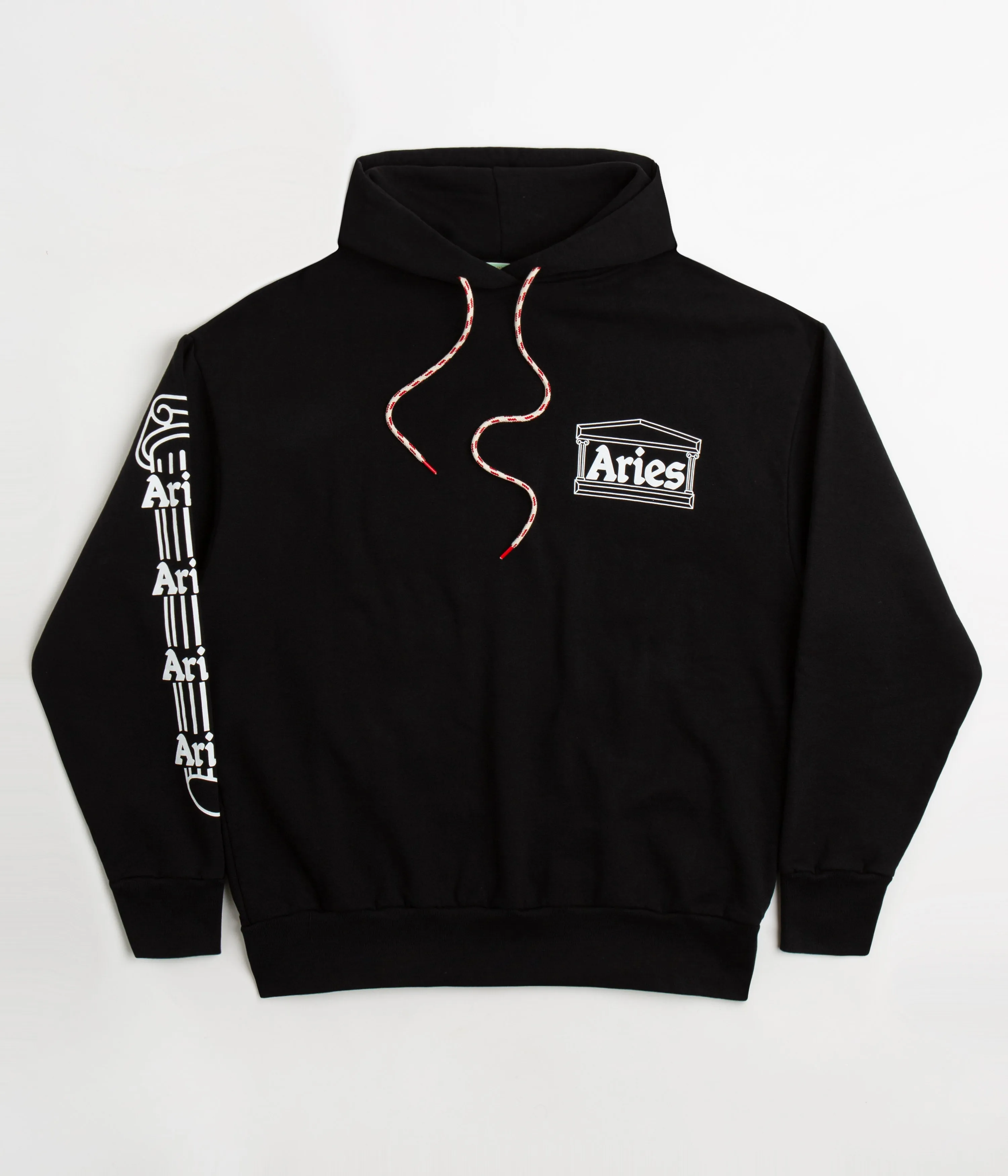 Aries Column Hoodie - Black