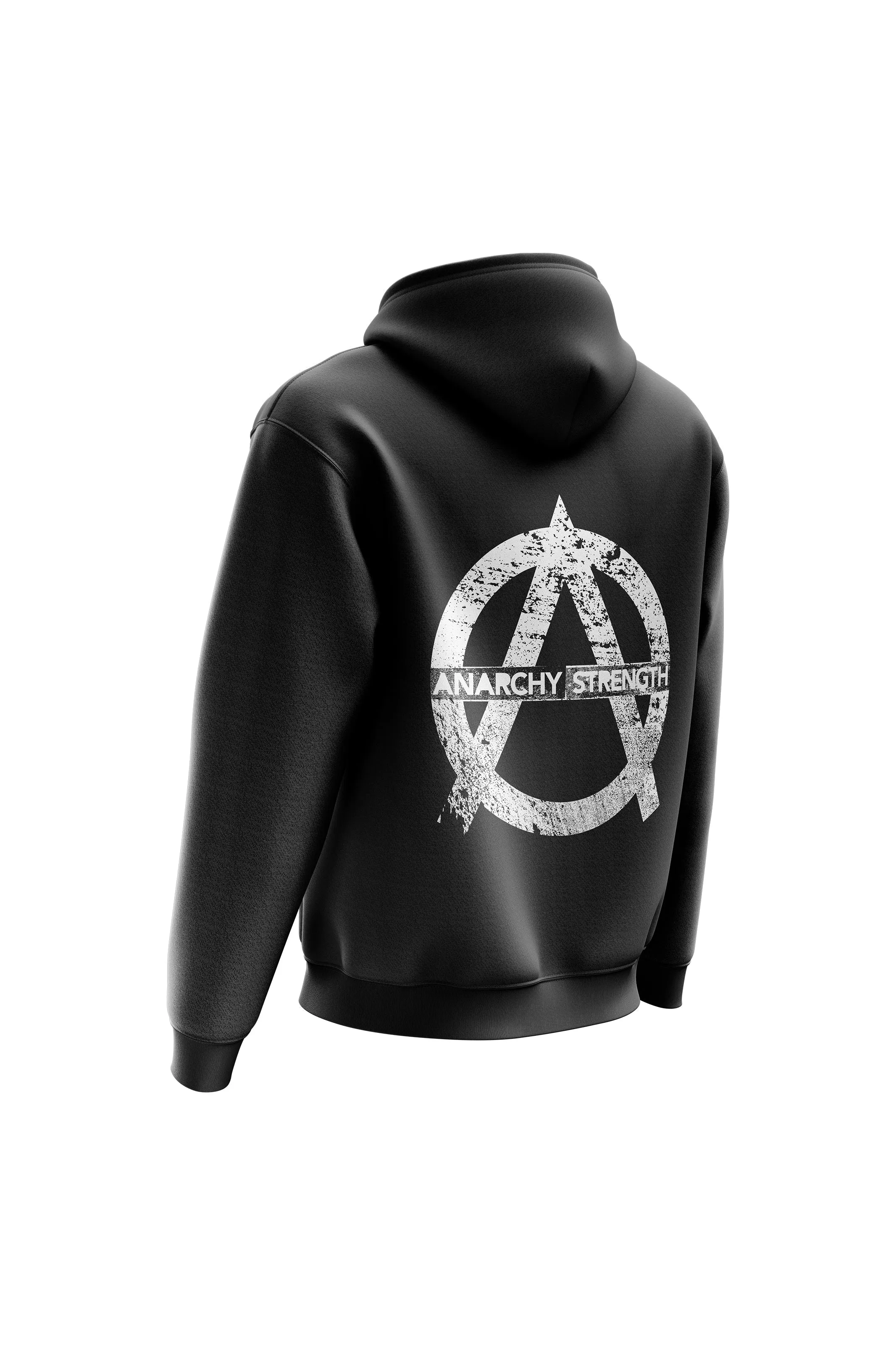 AS 'RING' HOODIE - BLACK