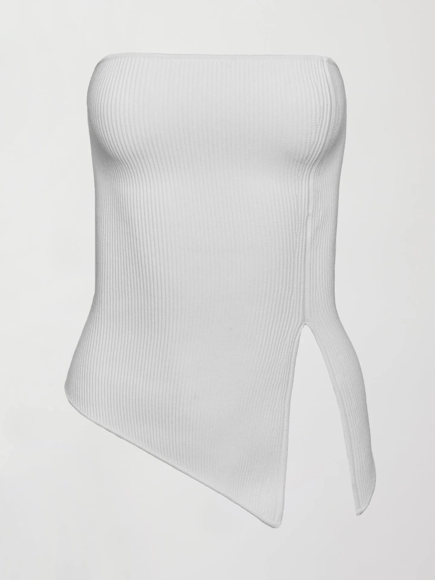 Asymmetrical Sweater Top - Ivory