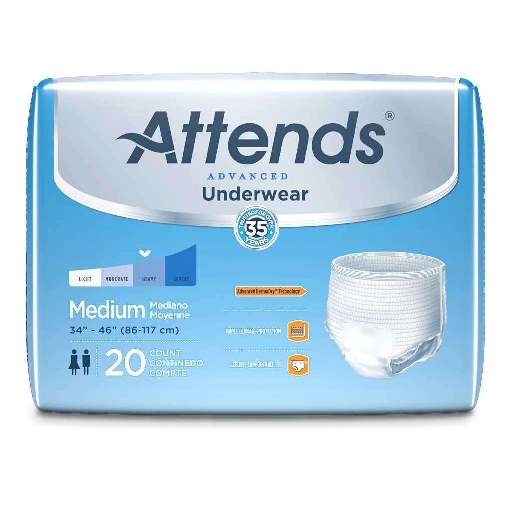 Attends Advanced Underwear, Heavy Absorbency