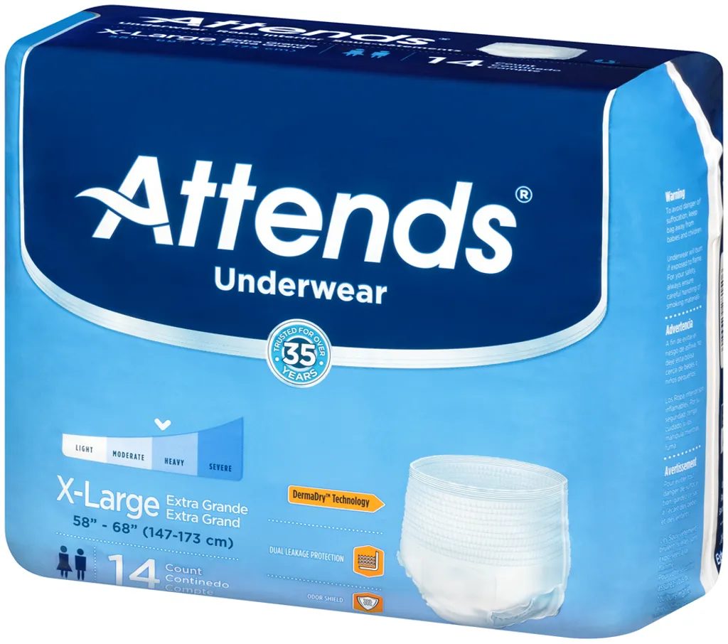 Attends Underwear, Heavy Absorbency