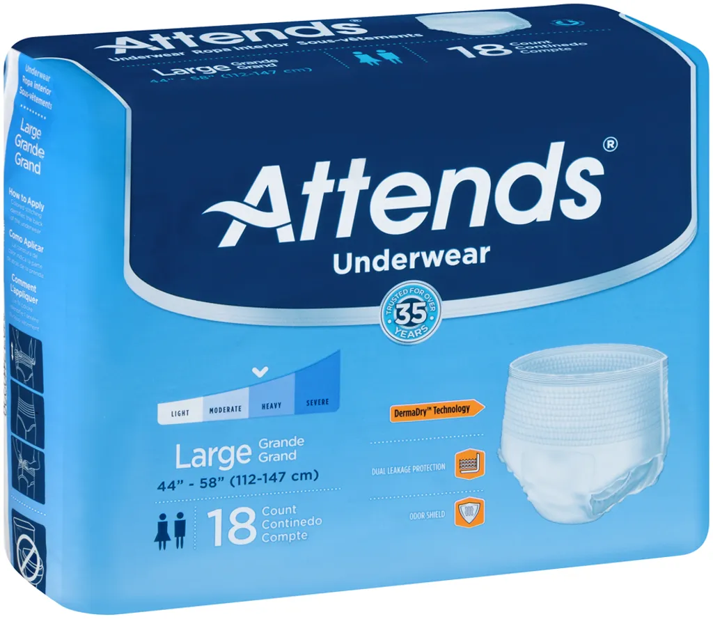 Attends Underwear, Heavy Absorbency