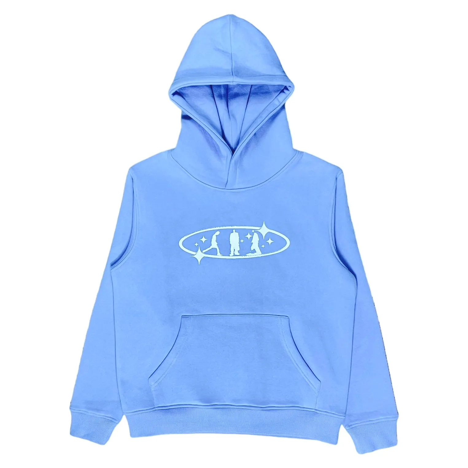 Baby blue hoodie