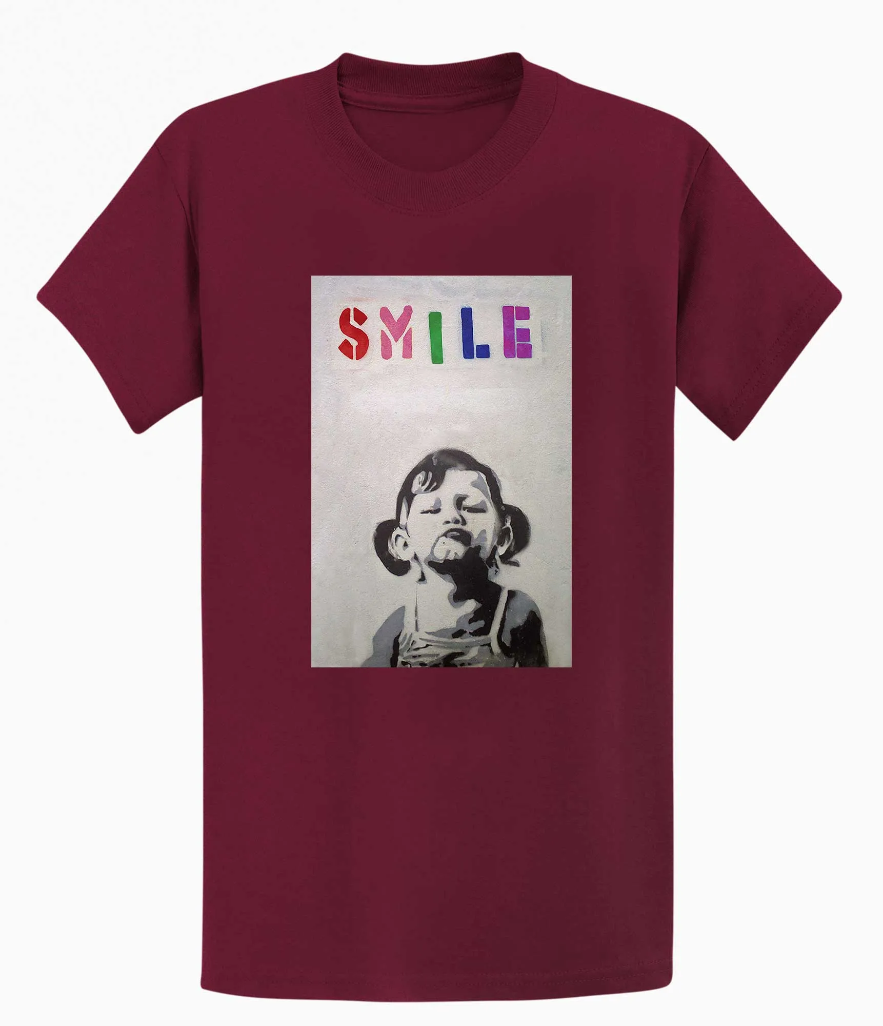 Banksy T Shirt - Smile