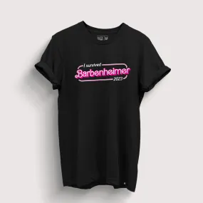 Creative Barbenheimer Graphic T-Shirt - Unique Design for Film Lovers