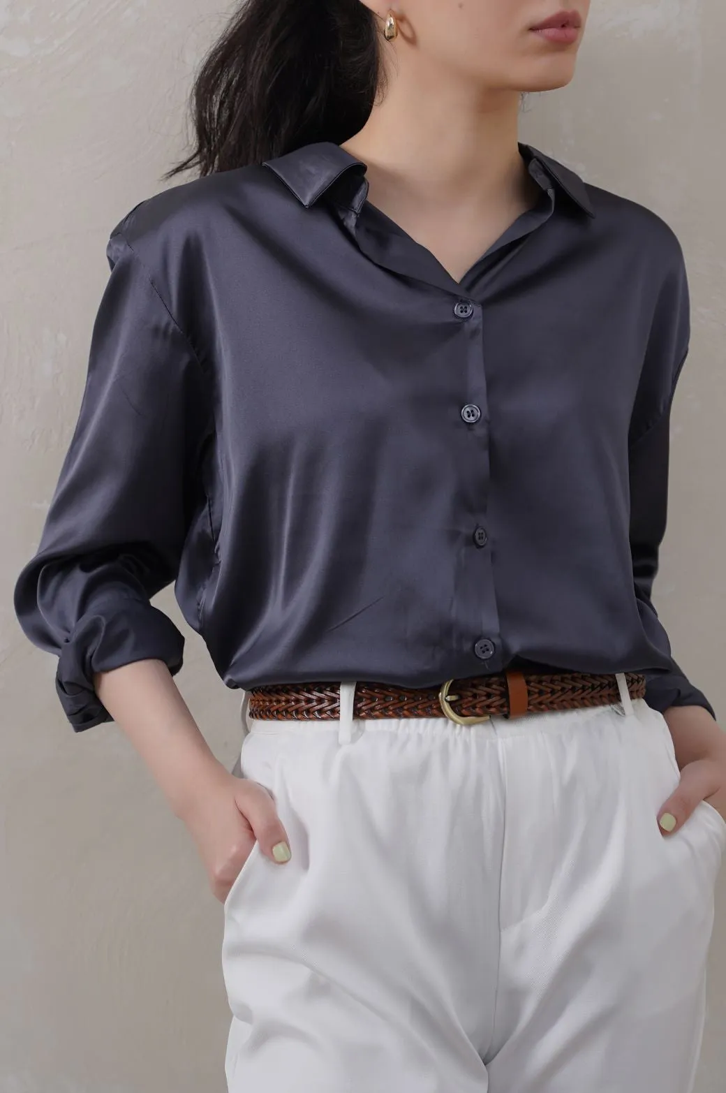 BASIC SILK SHIRT