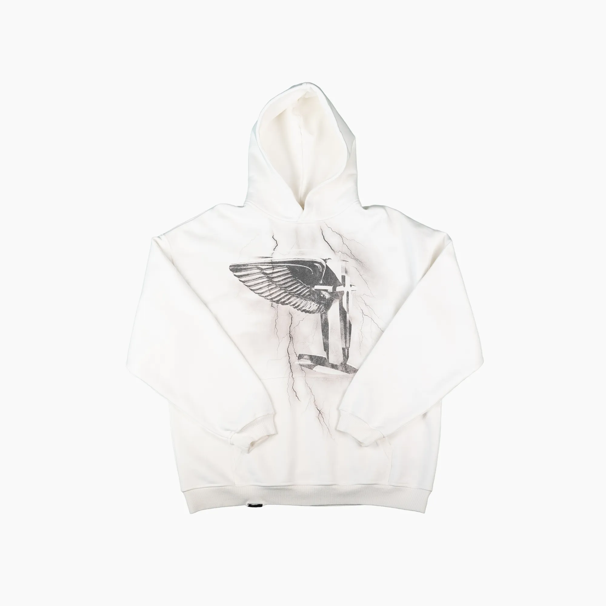 BENTLEY OVERSIZED HOODIE - WHITE