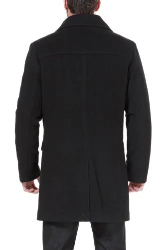 BGSD Men Steven Cashmere Blend Bibbed Walking Coat