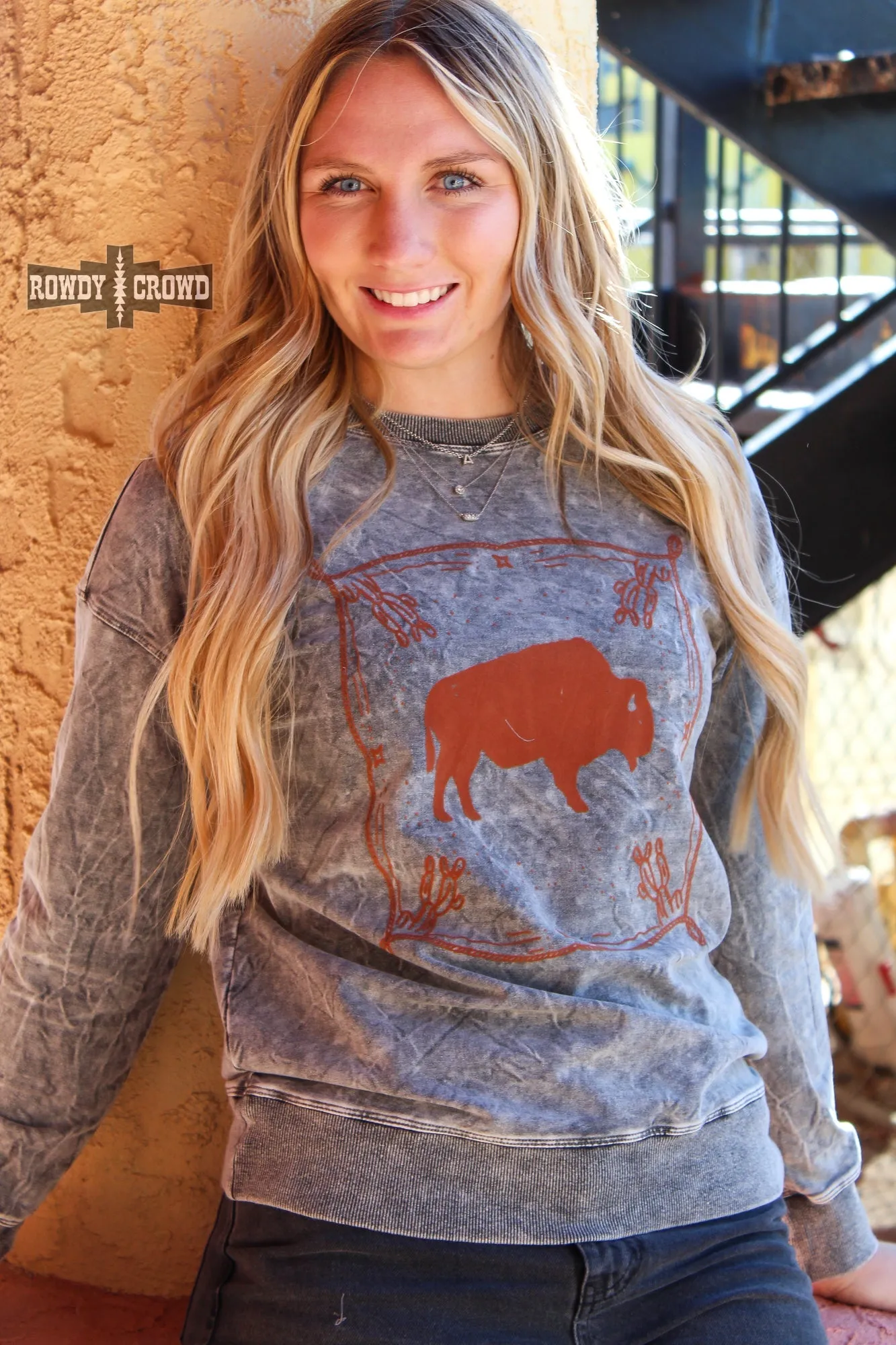 Blazing Buffalo Sweater