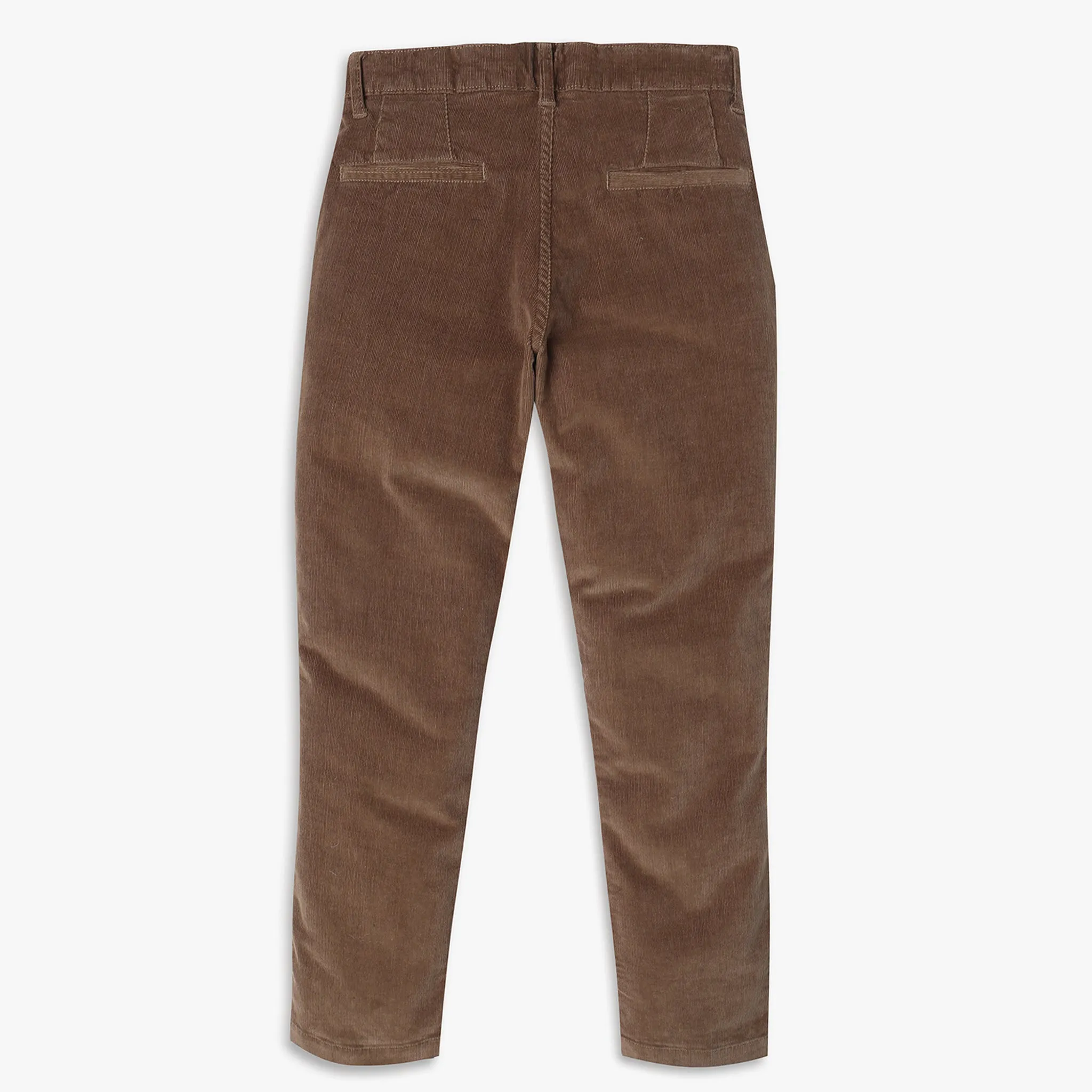 Boys Regular Fit Solid Mid Rise Trousers