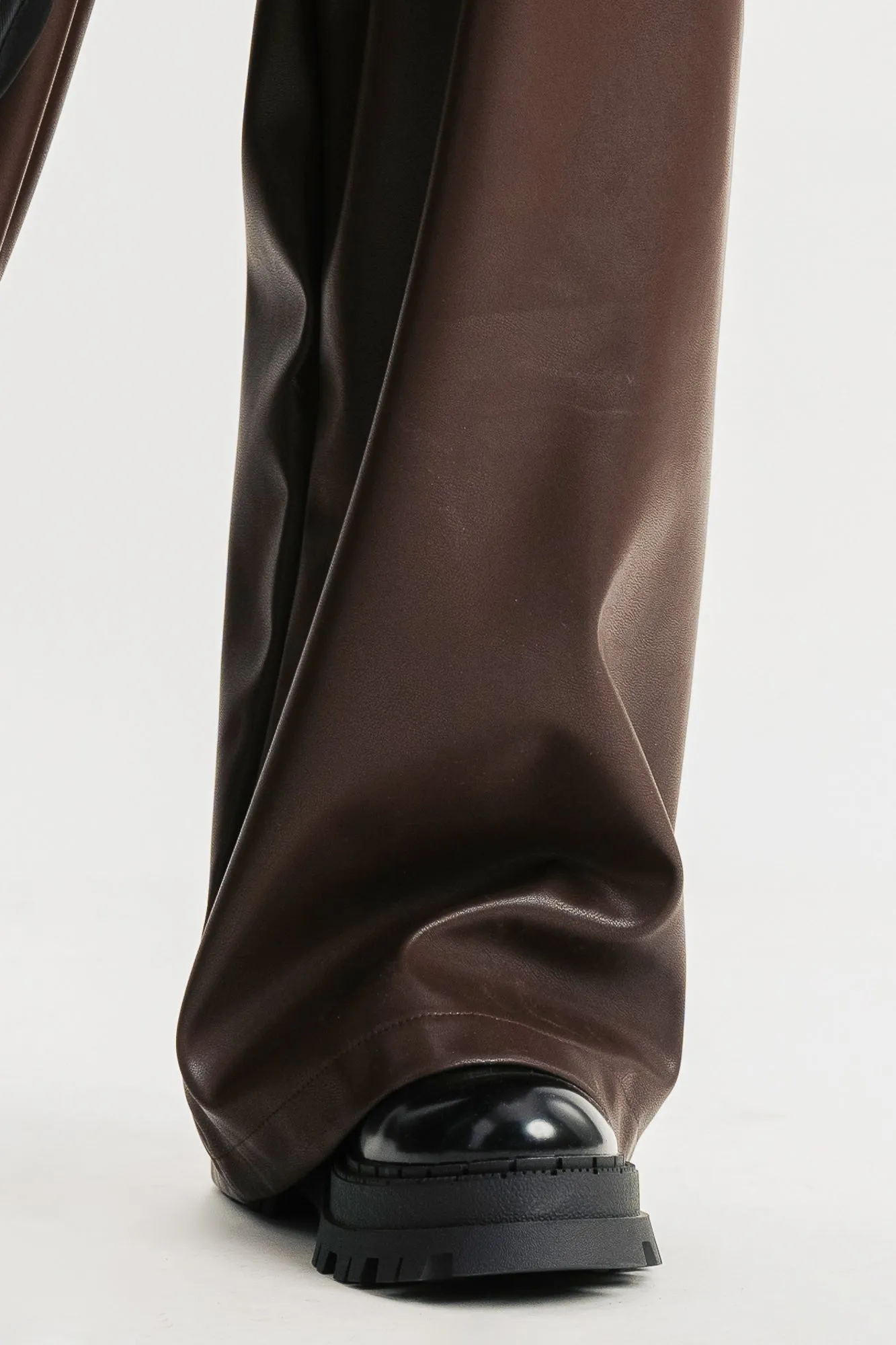 Brown Leather Trousers