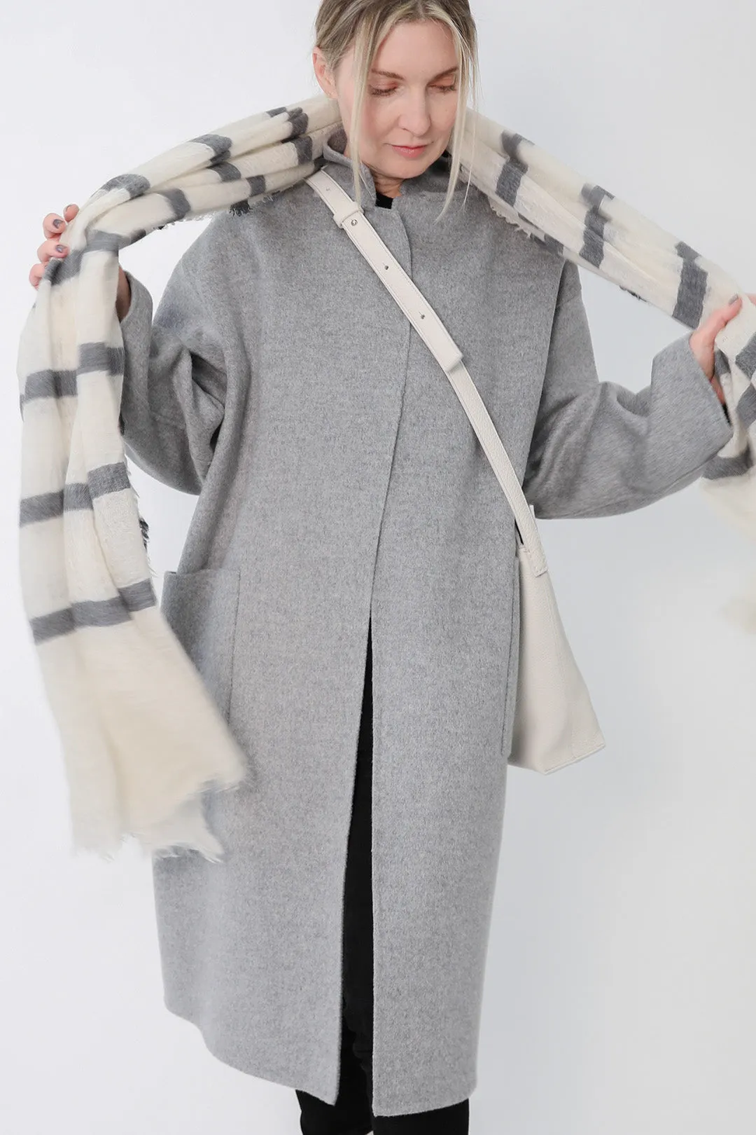 CARLIE COAT IN CASHMERE DOUBLE FACE WOOL