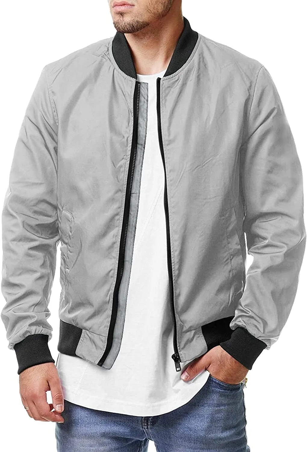 Casual Soft Shell Flight Windbreaker Coat (US Only)