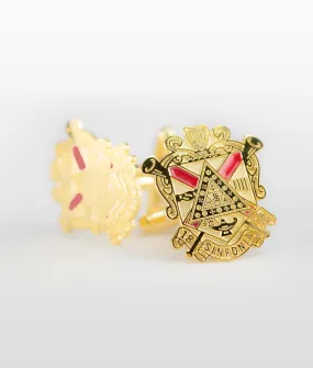 Coat of Arms Cufflinks, Gold