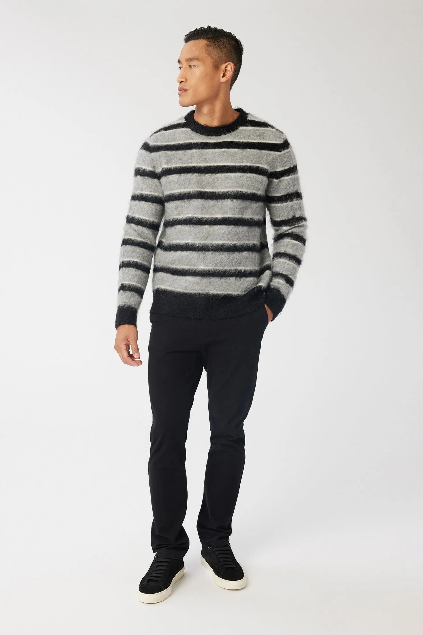 Crew Sweater | Brushed Mohair