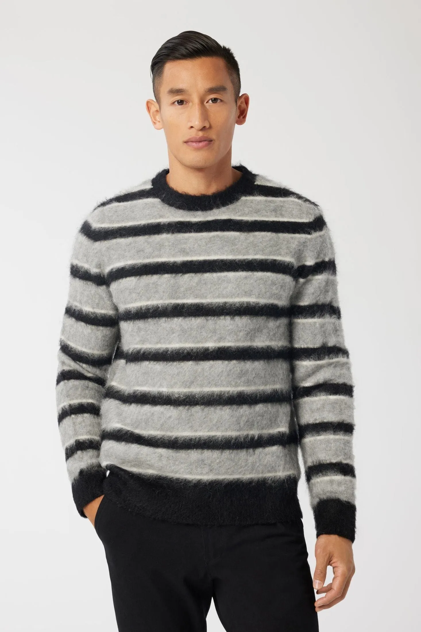 Crew Sweater | Brushed Mohair