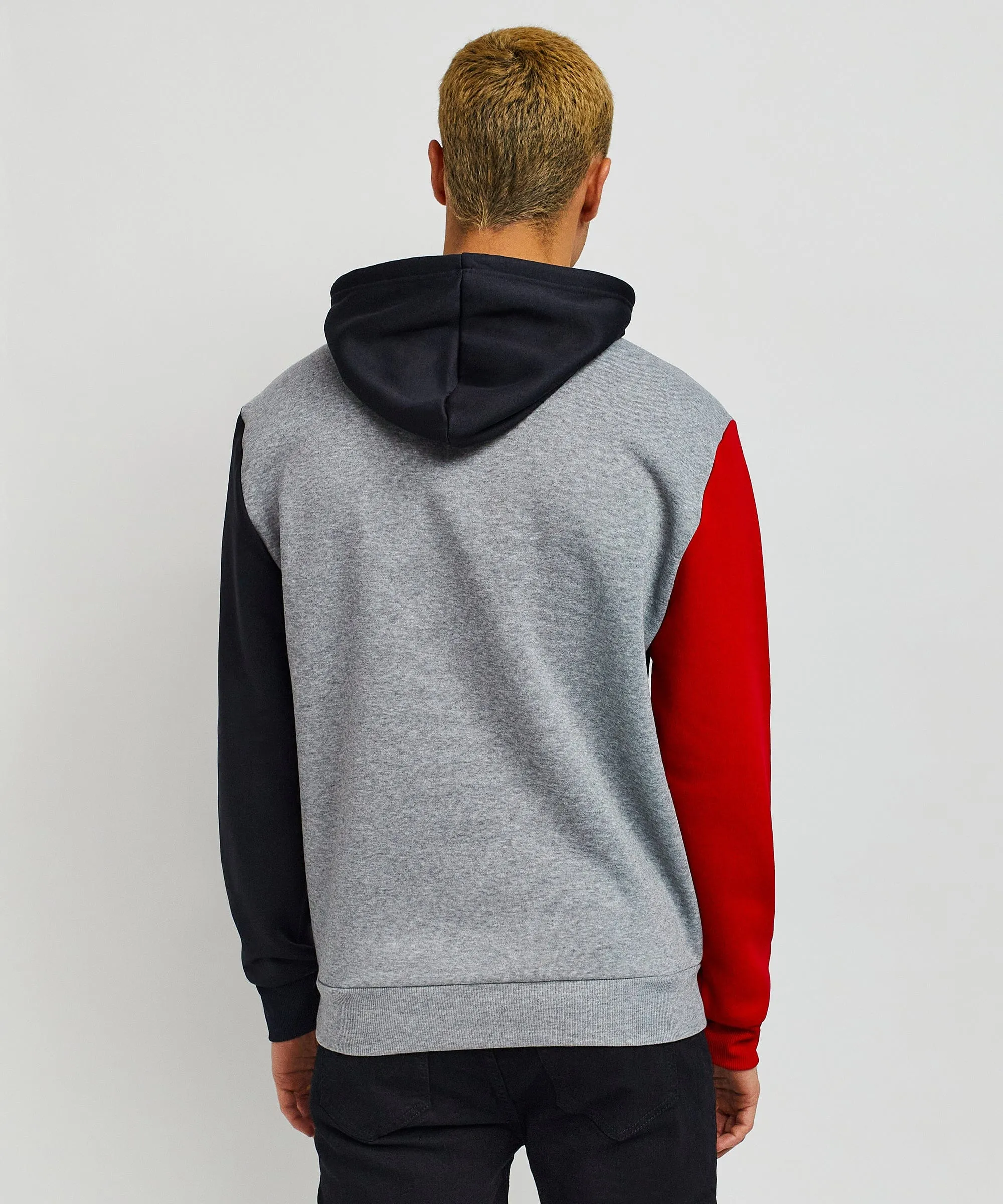 Cross Block Hoodie - Grey