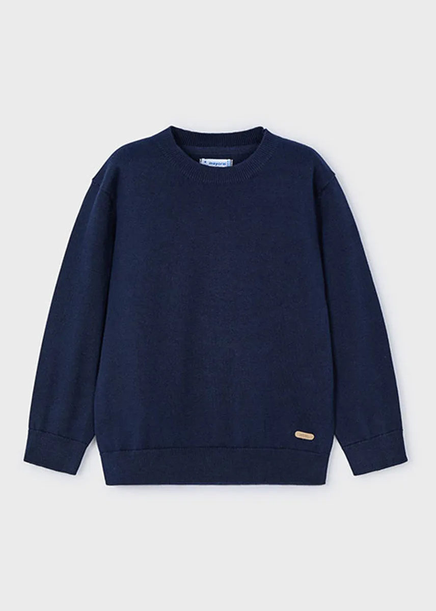 Dillon Cotton Sweater - Navy