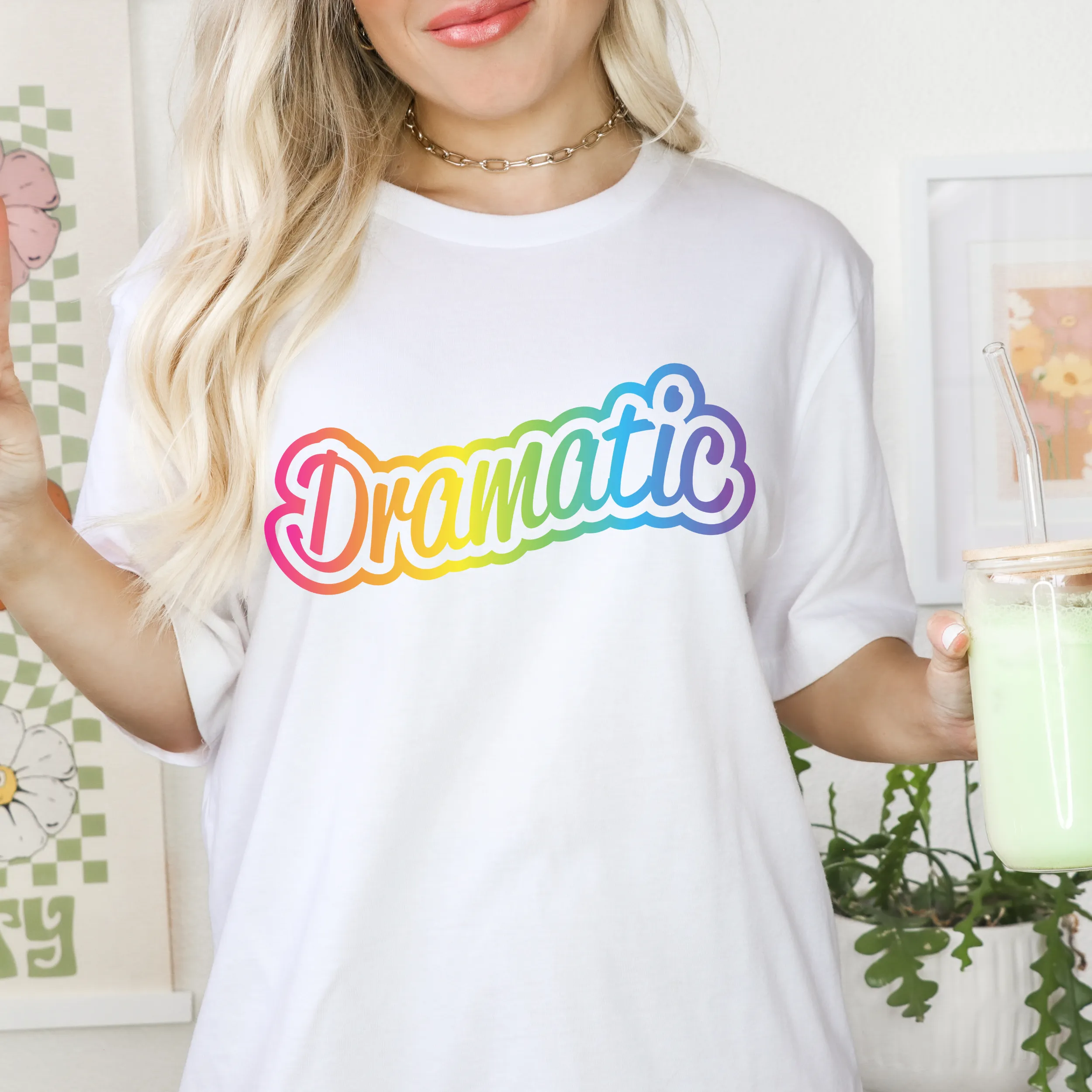 Dramatic Retro T Shirt