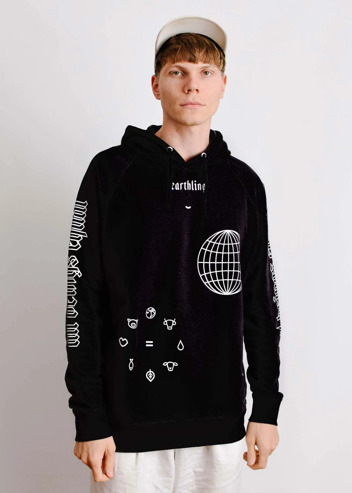 Earthling - Hoodie - Black