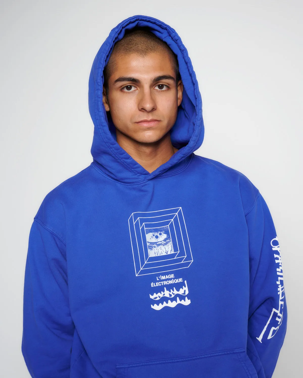 Electronique Hoodie - Blue