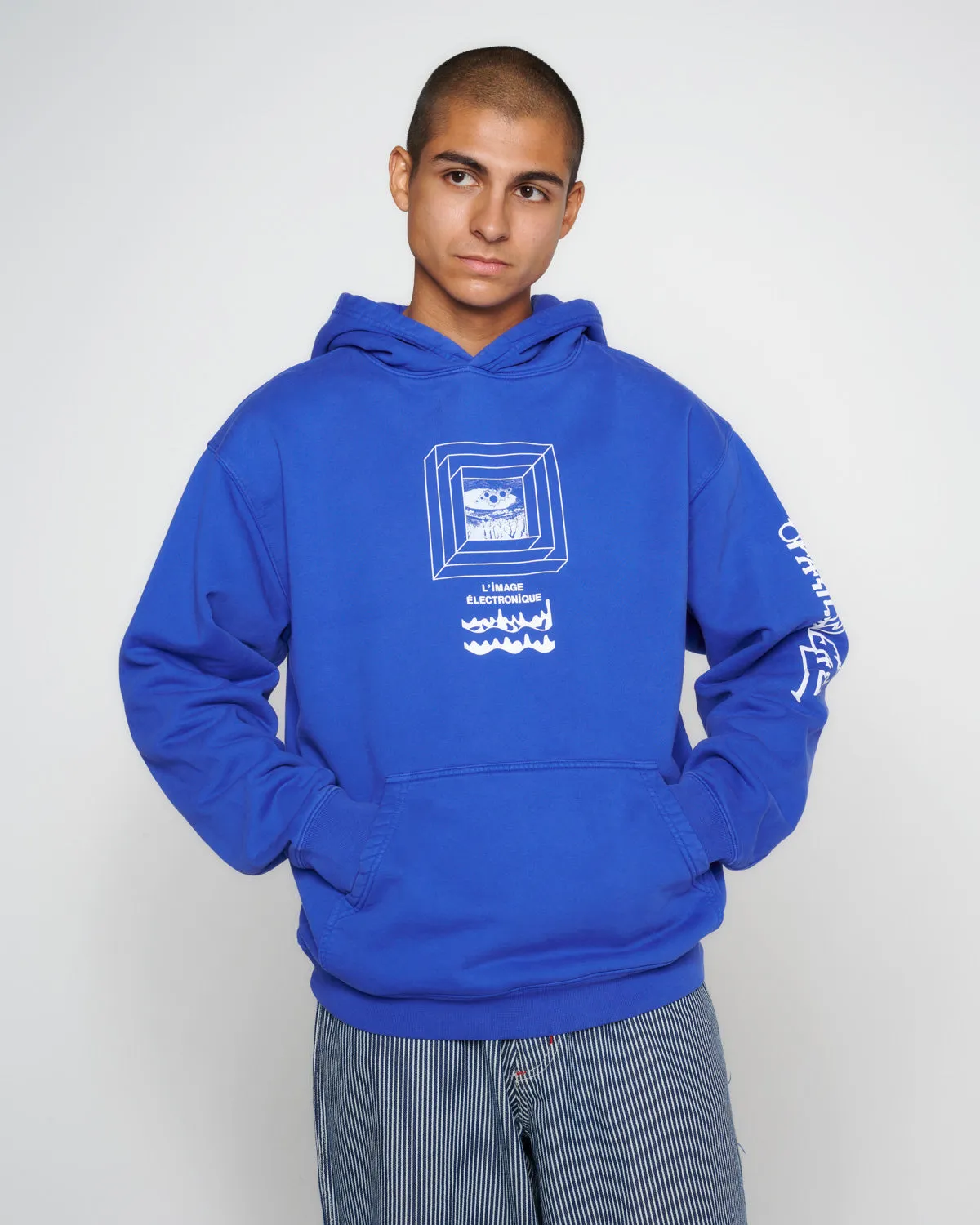 Electronique Hoodie - Blue