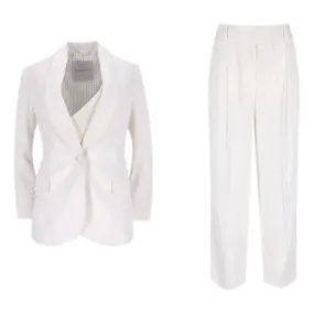 Ermanno Scervino Jacket & Trousers Suit. Size 38IT