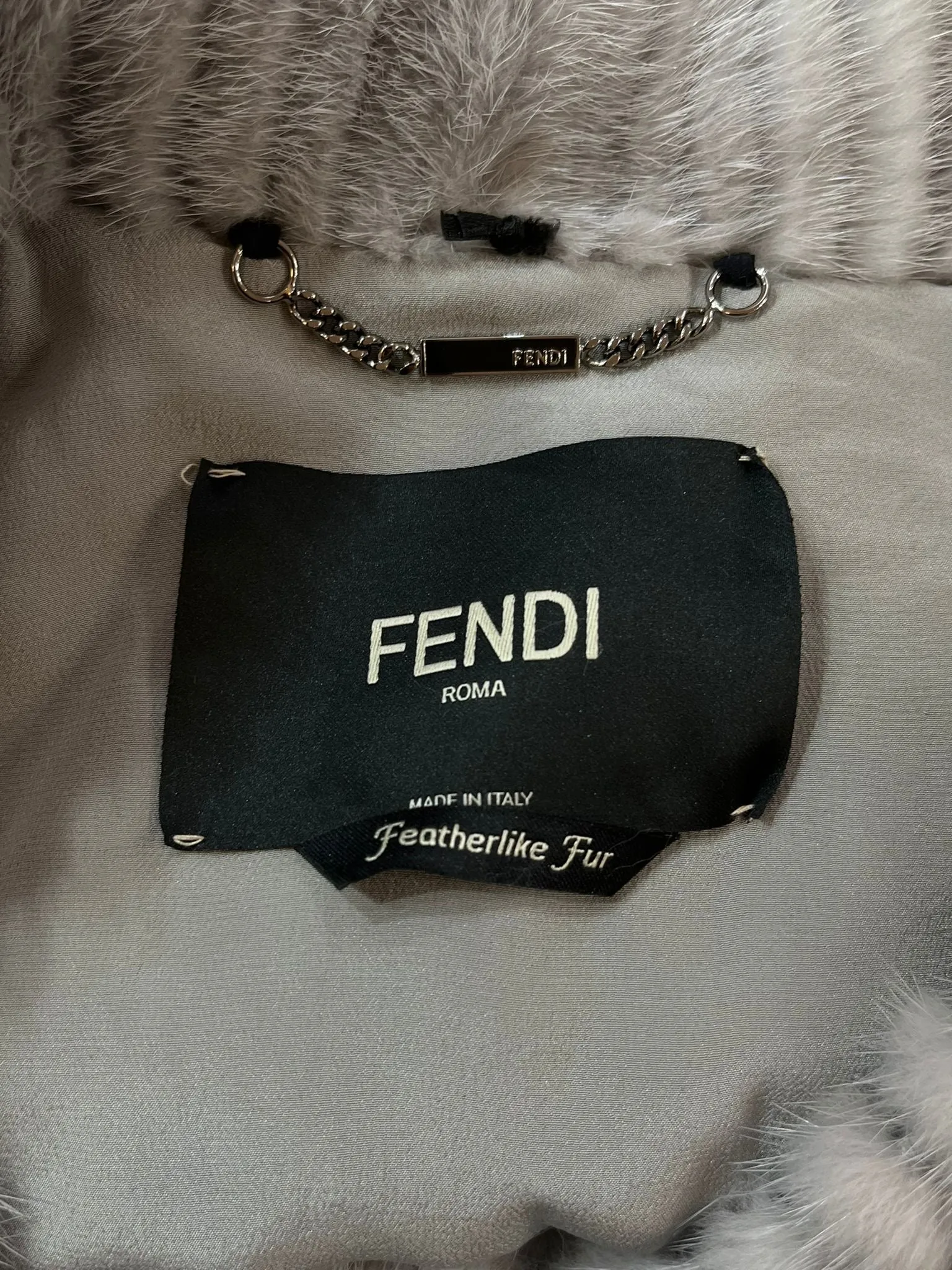 Fendi Custom Made Mink Fur Coat. Size 36FR