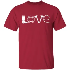 Firefighter Love T-Shirt