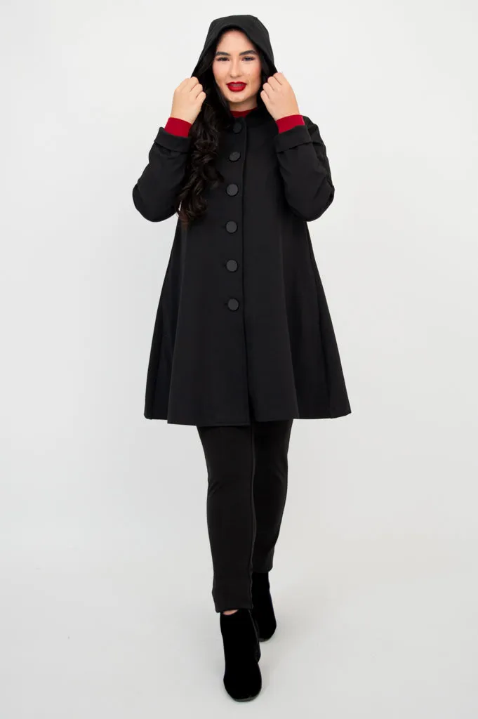 Florence Coat, Black, Modal