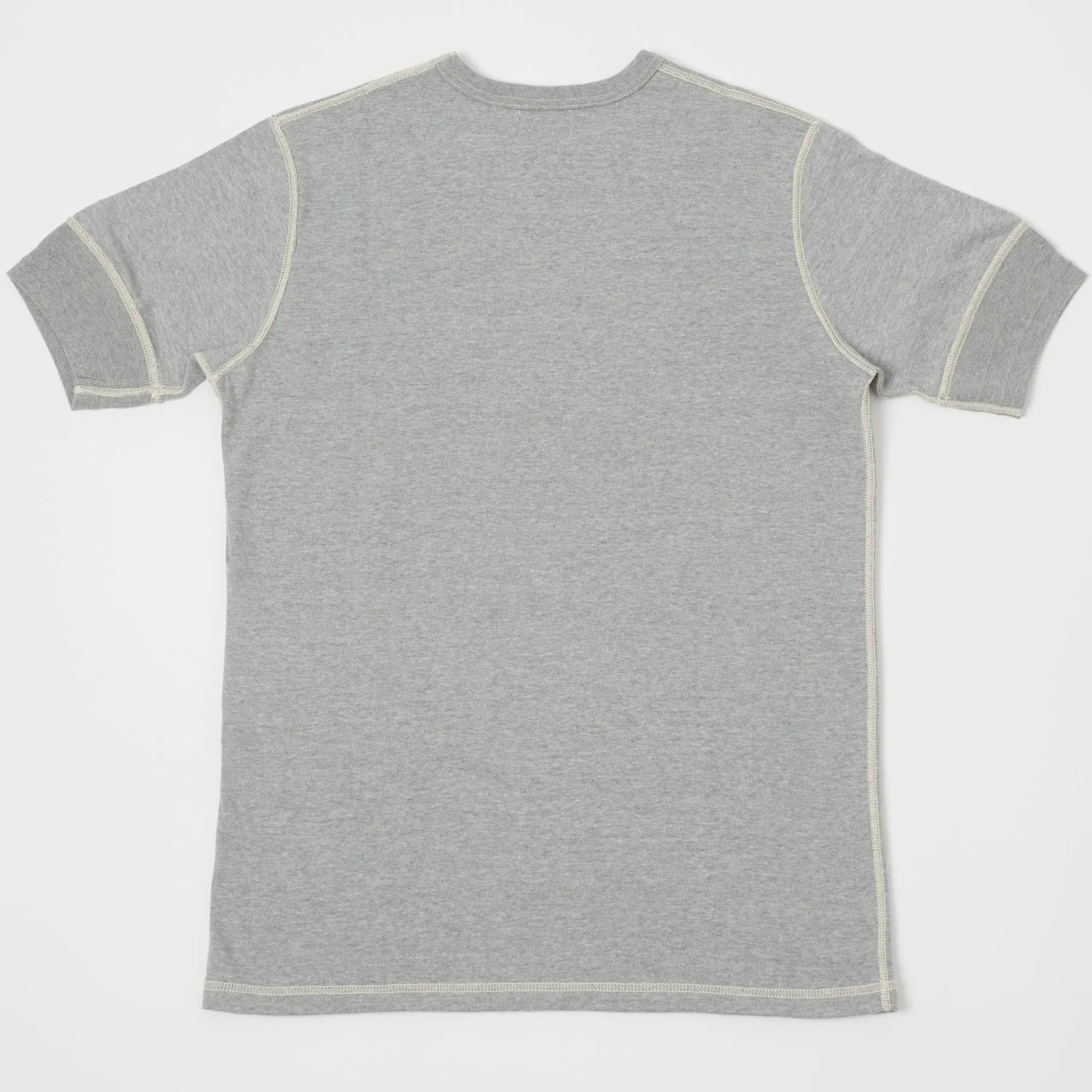 Freewheelers 2125027 '40's Military Underwear' Crew Neck Tee - Mix Grey