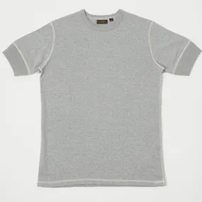 Freewheelers 2125027 '40's Military Underwear' Crew Neck Tee - Mix Grey