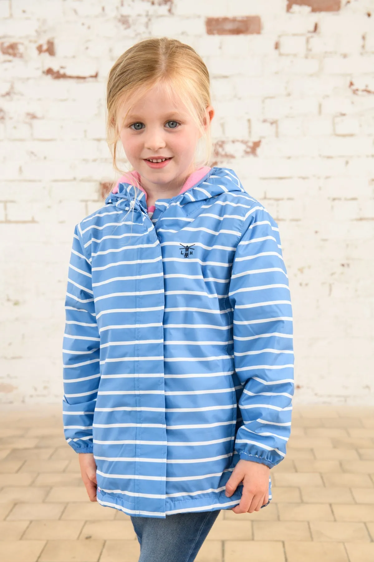 Freya Coat - Denim Stripe