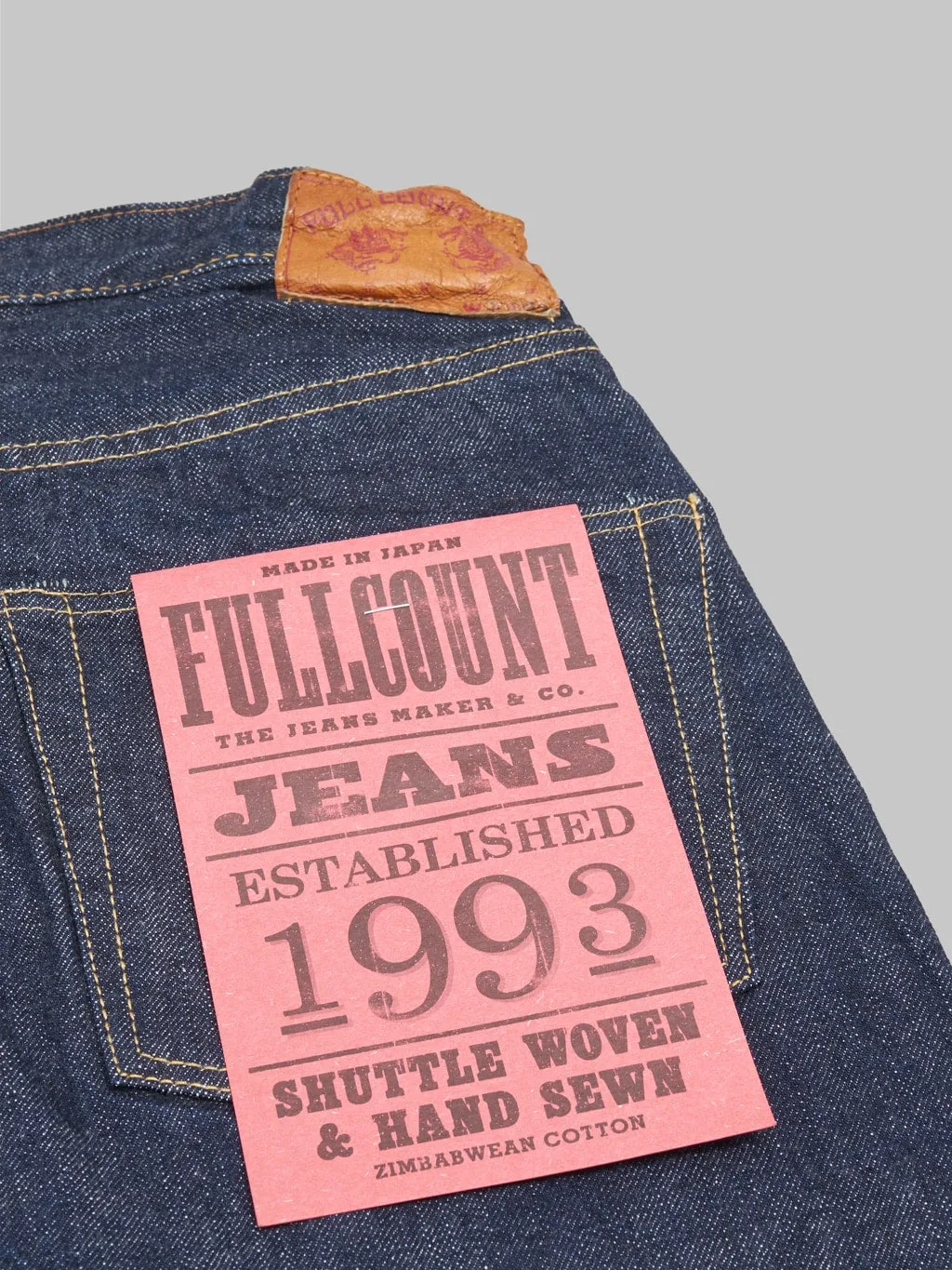 Fullcount 0105W Wide Straight Jeans | 13.7oz Denim