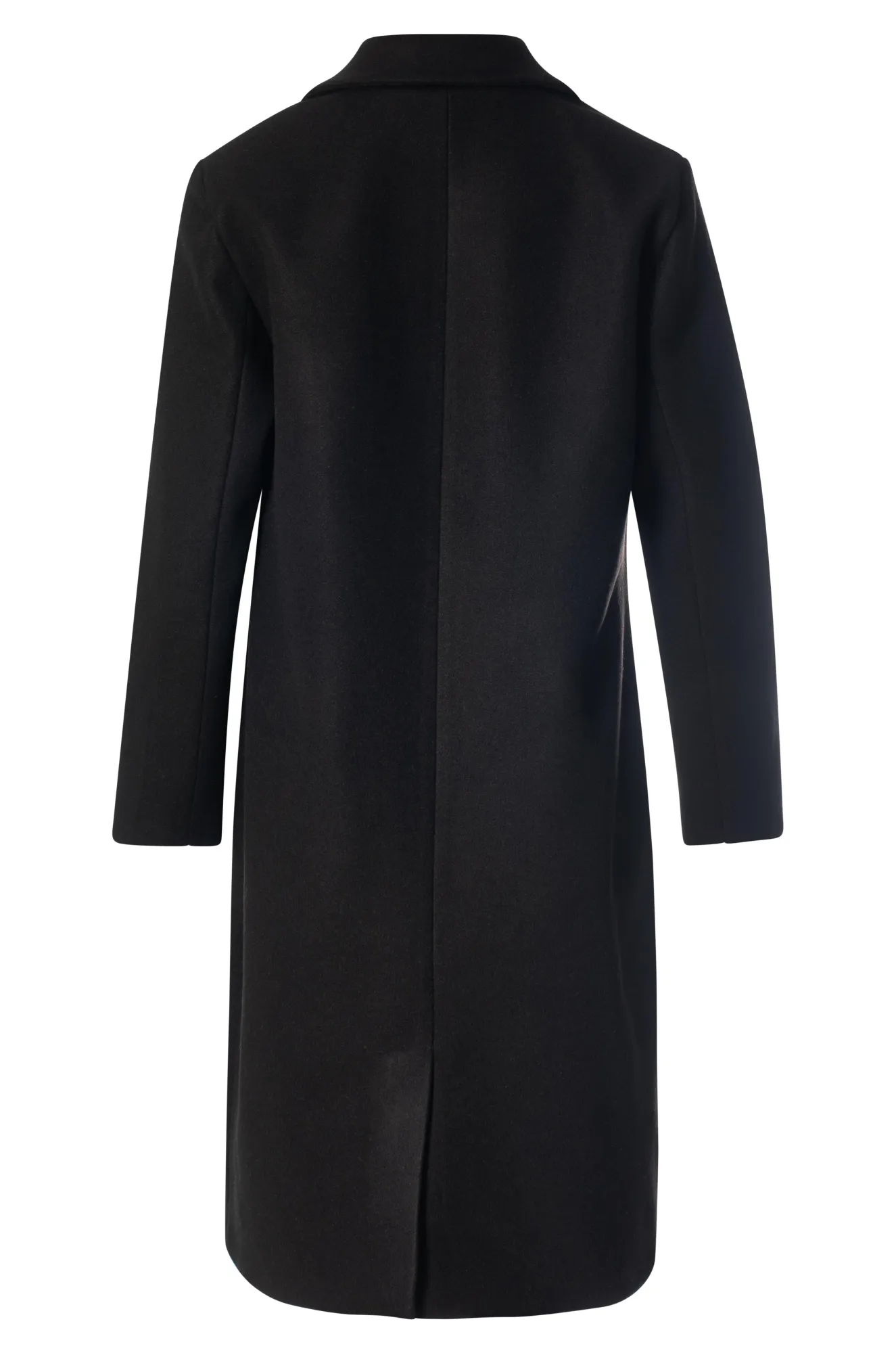 Fully lined Long Coat | Black | 8022ZZ