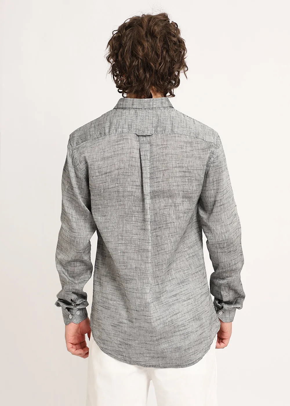 Grey Linen Shirt