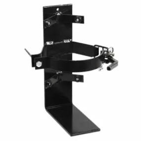 Heavy Duty Powder Coat Black Extinguisher Bracket