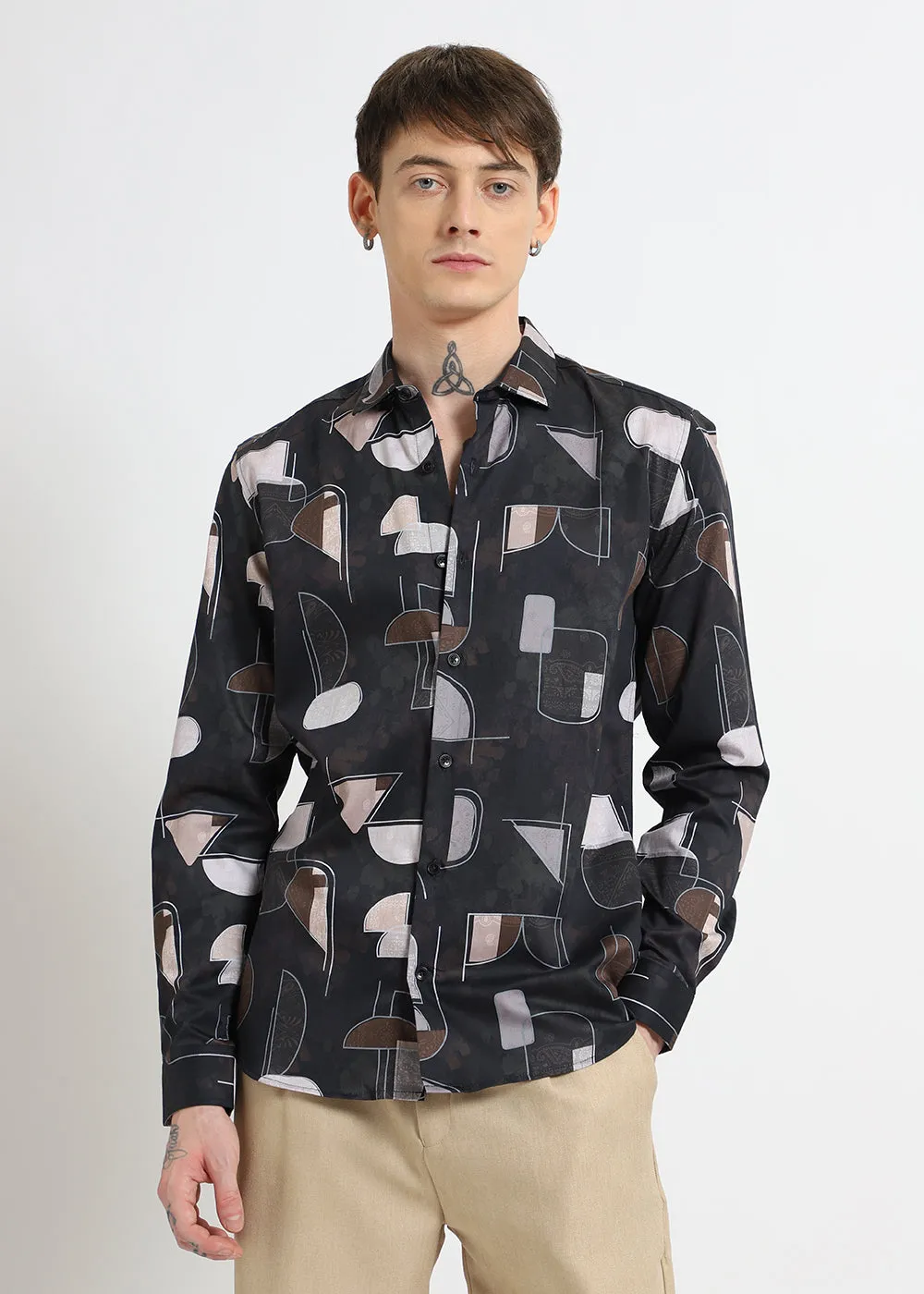 Interlock Printed Shirt