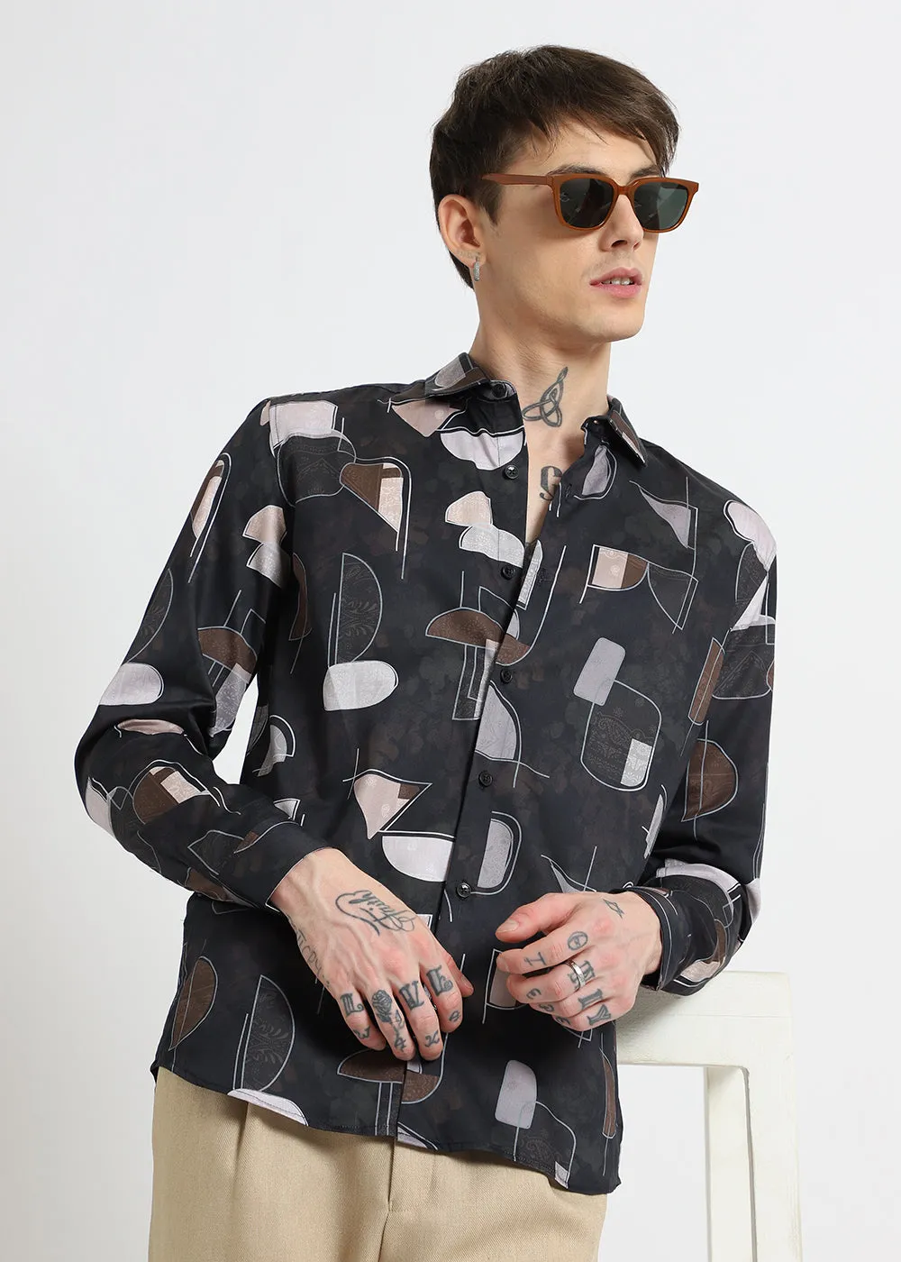 Interlock Printed Shirt