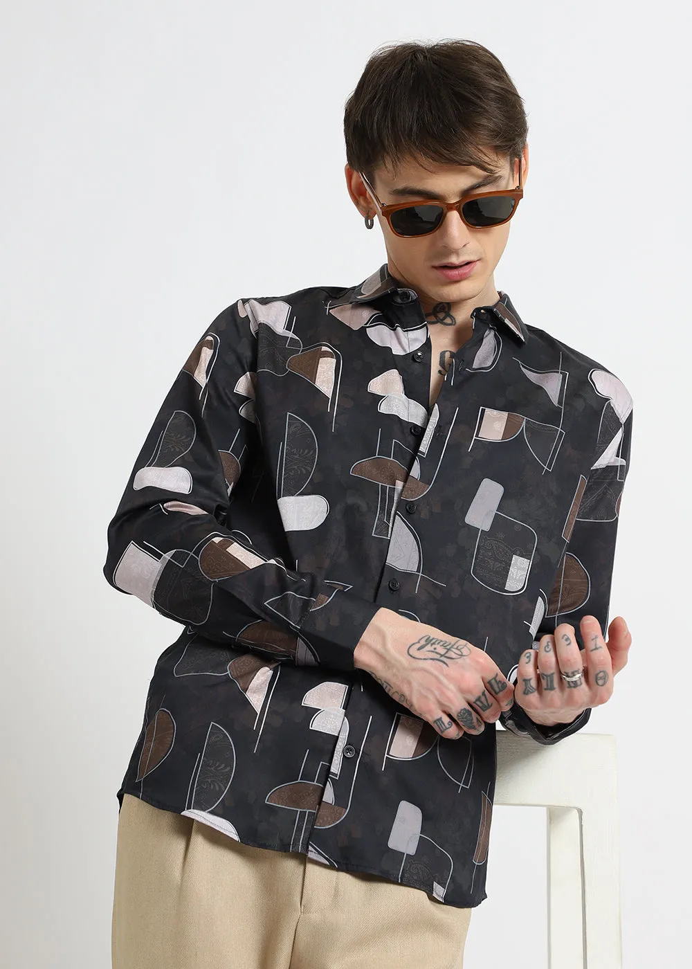 Interlock Printed Shirt