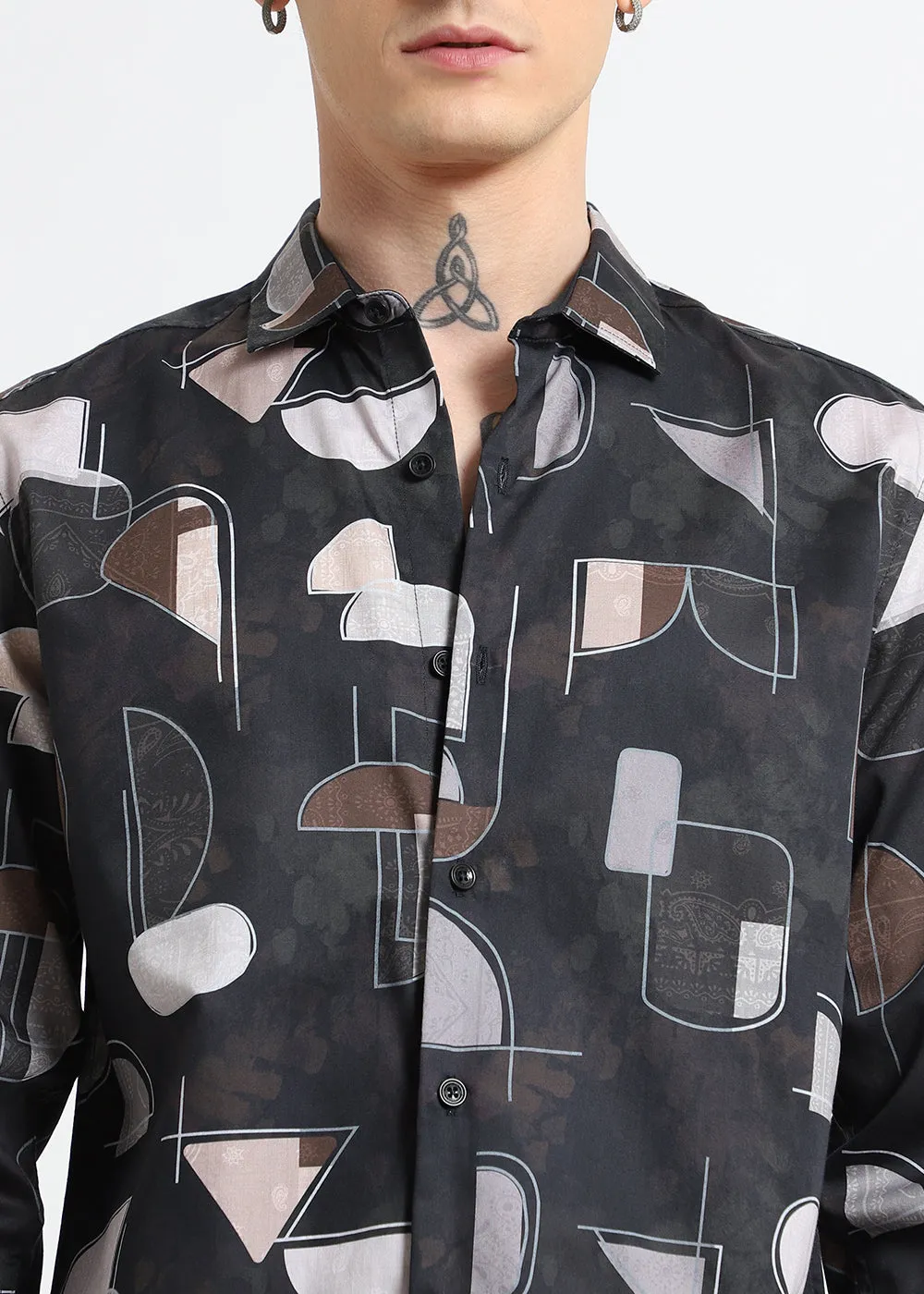 Interlock Printed Shirt